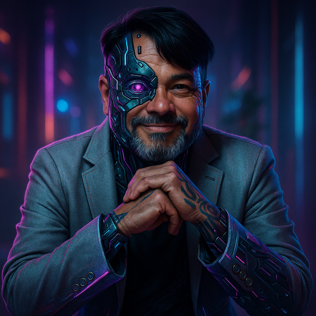 Edy - CEO da Edygital com tecnologia cyberpunk
